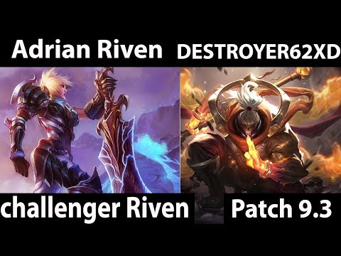 [ Adrian Riven ] Riven vs Jax [ DESTROVER62XD ] Top - climbing it to challenger