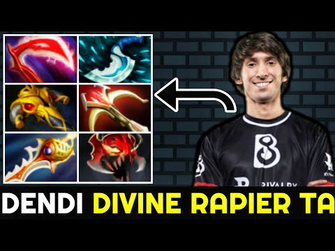 DENDI Templar Assassin Boss Mode - Divine Rapier Brutal Damage 7.26 Dota 2