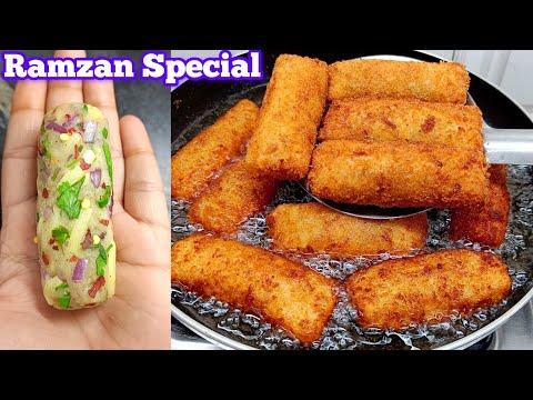 New Bread Spring Roll (Ramzan Special) | Crispy Iftar Snack Recipe | Easy Make & Freeze Spring Roll