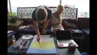 Sasha Fishler in The RoofTop Lounge HaVan Hotel/ by Mir