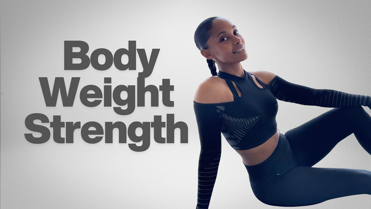 20 minute BODYWEIGHT Strength, Muscle, Mobility and Fat Burn Workout