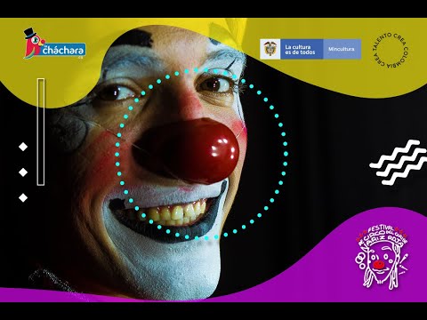 El payaso Monedita en el Festival Internacional de Circo del Caribe Nariz Roja