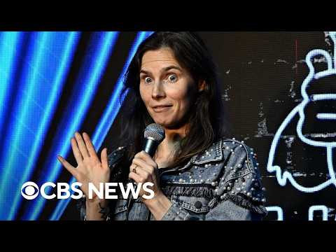 Amanda Knox takes a stab at comedy and faces criticism
