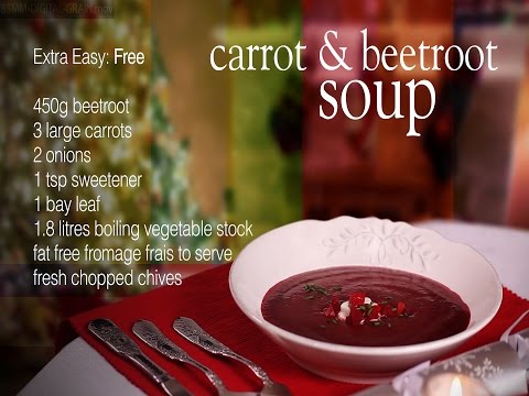 Slimming world carrot and beetroot soup recipe - FREE