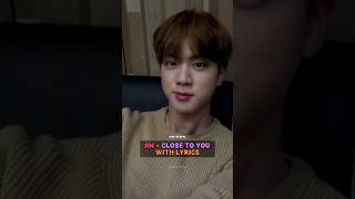 Download lagu Jin - Close To You (lyrics)🥲When The Stars Gossip (OST) #shorts #jin #bts #kdrama mp3