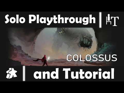 Colossus Board Game - Solo Playthrough and Tutorial - In the Shadow of the Leviathan