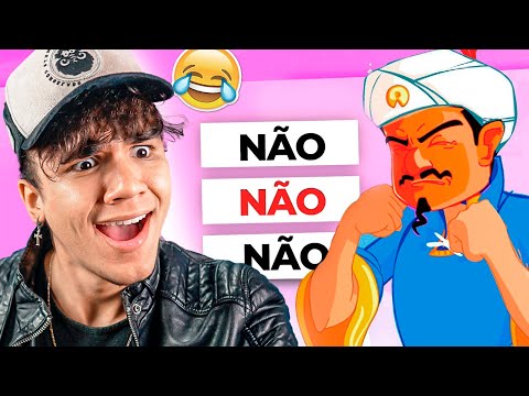 TROLLEI O AKINATOR RESPONDENDO "NÃO" PRA TUDO 😂