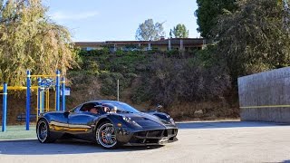 Pagani Huayra Surprises Chaparral Elementary Students for Motor4Toys