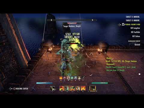 Stamina Dragonknight DPS Parse- Wolfhunter- 10/22/18
