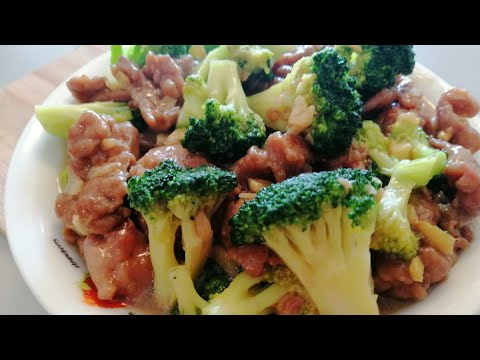 STIR FRY BEEF BROCCOLI WITH OYSTER SAUCE RECIPE