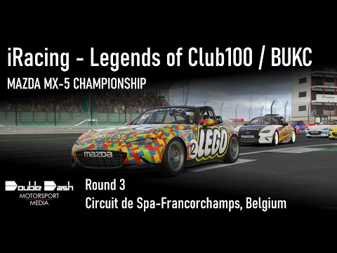 iRacing - Legends of Club100 / BUKC iRacing Mazda MX-5 Championship - Round 3