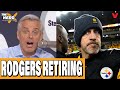 Aaron Rodgers RETIRING? Mike Tomlin’s NEXT MOVE, Pittsburgh Steelers | Colin Cowherd: THE HERD NFL