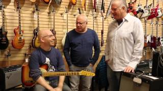 Jeff Richman and Oz Noy at Norman's Rare Guitars