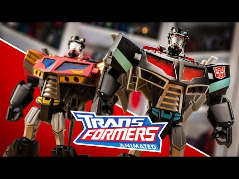 These are GORGEOUS! | Transformers Animated Voyager Optimus Prime (Elite Guard &amp; black repaints)