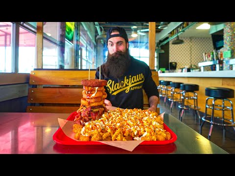 FINISH THIS MAC & CHEESE CHALLENGE AND THEY PUT YOUR NAME ON A PLAQUE ON THEIR WALL | BeardMeatsFood