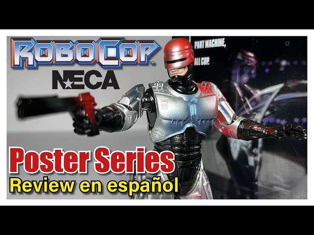 Vídeo relacionado con RoboCop Black And White Action Pose Logo Poster Camiseta