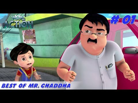 Best of Mr. Chaddha - Part 1 | Vir the Robot Boy | Mixed Gags for kids | WowKidz Action