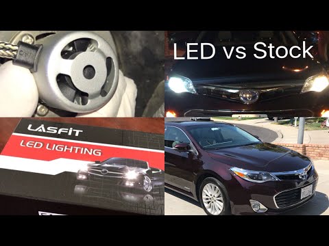 How to Replace headlight bulb on Toyota Avalon with LED bulb from Lasfit Lighting