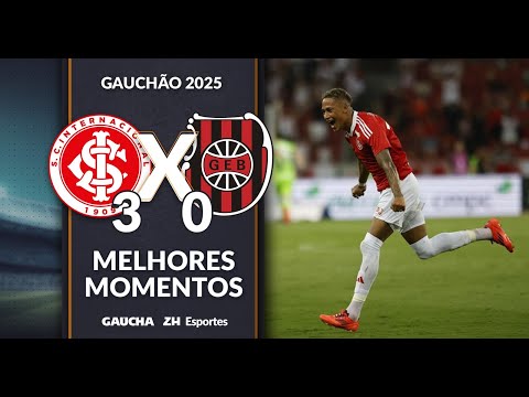 INTER 3 X 0 BRASIL DE PELOTAS | MELHORES MOMENTOS | GAUCHÃO | 05/02/2025