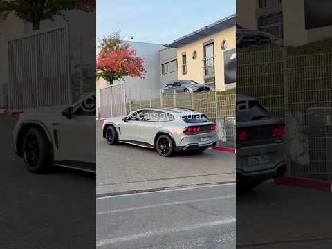 New 2026 Mercedes-AMG GT 63 SUV posing undisguised at the AMG test center at the Nürburgring!