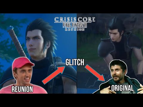 CRISIS CORE FINAL FANTASY VII REUNION Voice Actors Bug/Glitch that Change into Original