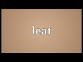 Leat Meaning