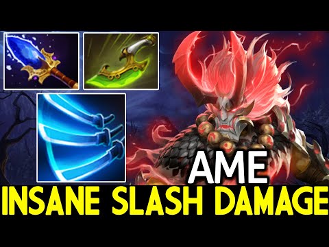 AME [Juggernaut] Insane Slash Damage with Scepter + Swift Blink Dota 2