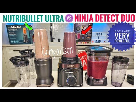 Nutribullet Ultra vs Ninja Detect Duo Power Blender Pro Comparison