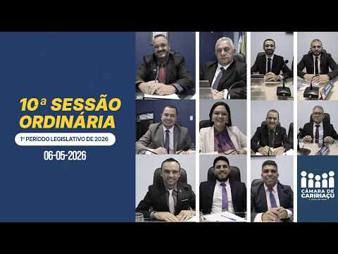 10ª  Sessão Ordinária do primeiro período legislativo de 2026