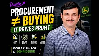 Procurement as a Strategic Business Lever| Mr Pratap on Supply Chain Strategy, AI & Comp Advantage