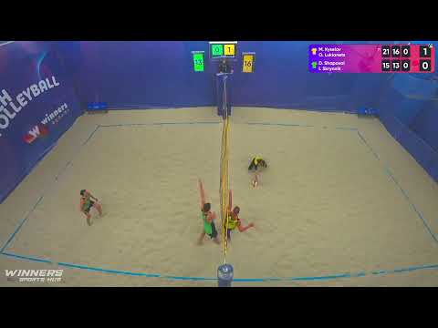12:55 M. Kyselov / O. Lukianets - D. Shapoval / I. Skrynnik 18.06.2022 | Winners Beach Volleyball
