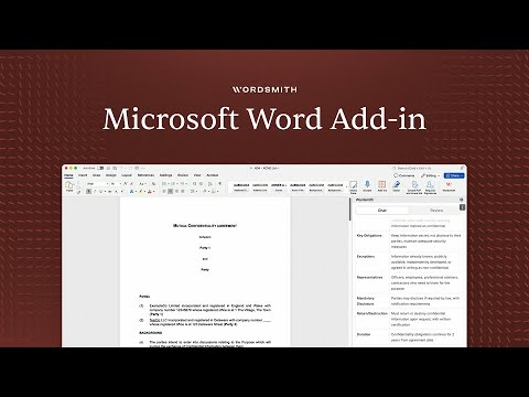 Legal AI Word Add-in v2.0 is here! | Wordsmtih AI