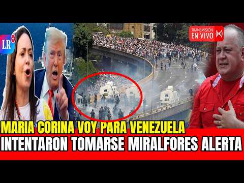 DIOSDADO CABELLO SE ESCONDE🔴PROTESTAS EN CARACAS VENZUELA🔴 MARIA CORINA VA A ENTRAR CON DONALD TRUMP