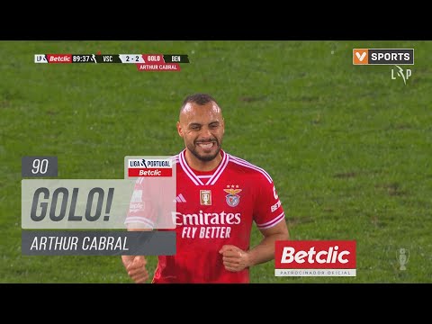 Golo Arthur Cabral: Vitória SC 2-(2) Benfica (Liga 23/24 #21)