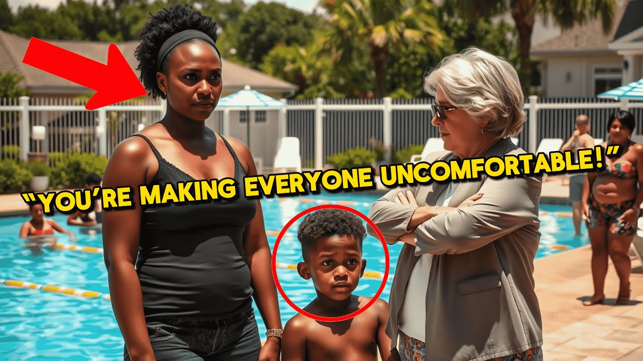 Racist Woman Refuses to Let Black Child Swim in the Pool. What the Child’s Mother Does Next...