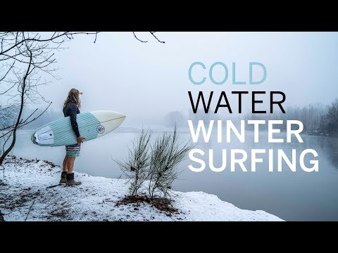 Cold Water Winter Surfing - Italy - Ticino River