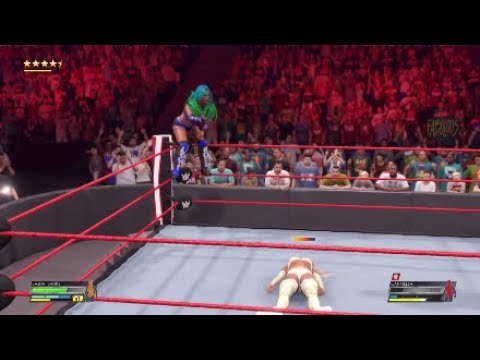 WWE2K22-Sasha banks VS Carmella|Raw