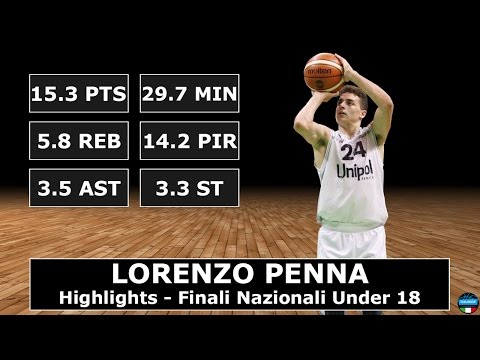 Lorenzo Penna - Highlights - Finali Nazionali U18 Eccellenza 2016