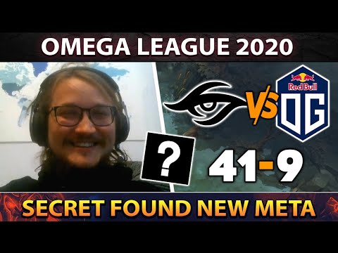 SECRET back to back BRUTAL Stomp vs OG - Team Secret Creating New Meta - 41-9 Omega League Dota 2