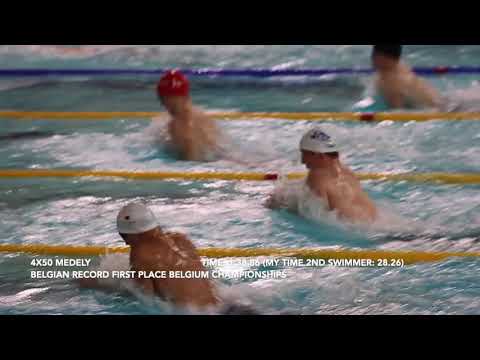 College Swimming Video OverBoarder - Niels Callewaert