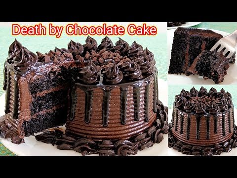 Death by Chocolate Cake | chocolate cake recipe with buttercream frosting