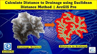 Calculate Distance to Drainage using Euclidean Distance | ArcGIS Pro