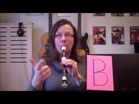 Musik i skolan Åk 3 Kap 3 Blockflöjt Tonen B