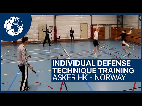 Individuelles Abwehrtraining - U15 Technik Training in Norwegen - Koprivica | Handball inspires