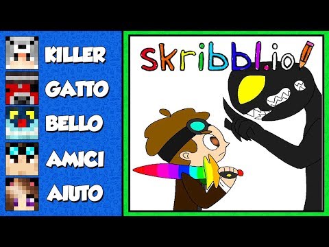 PORTO I MIEI AMICI A DISEGNARE SU SKRIBBL.IO!!!