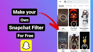 How to make Snapchat Filter on Phone | How to make a Custom Filter for Snapchat | Snapchat Filter