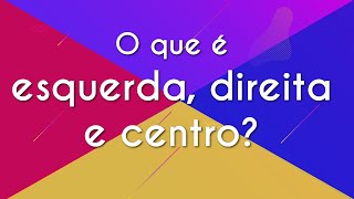 O que é esquerda, direita e centro? - Brasil Escola