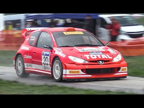 Peugeot 206 WRC: Perfect Car To Celebrate the New Year's Eve? - Crazy Anti-Lag Backfires!!
