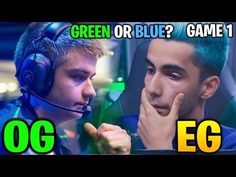 OG vs EG TI8 - TOO MUCH GOOD DOTA - THE INTERNATIONAL 2018 Game 1