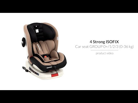 Стол за кола 0-1-2-3 (0-36 кг) 4 Strong Orange Isofix 2020 Kikkaboo  2